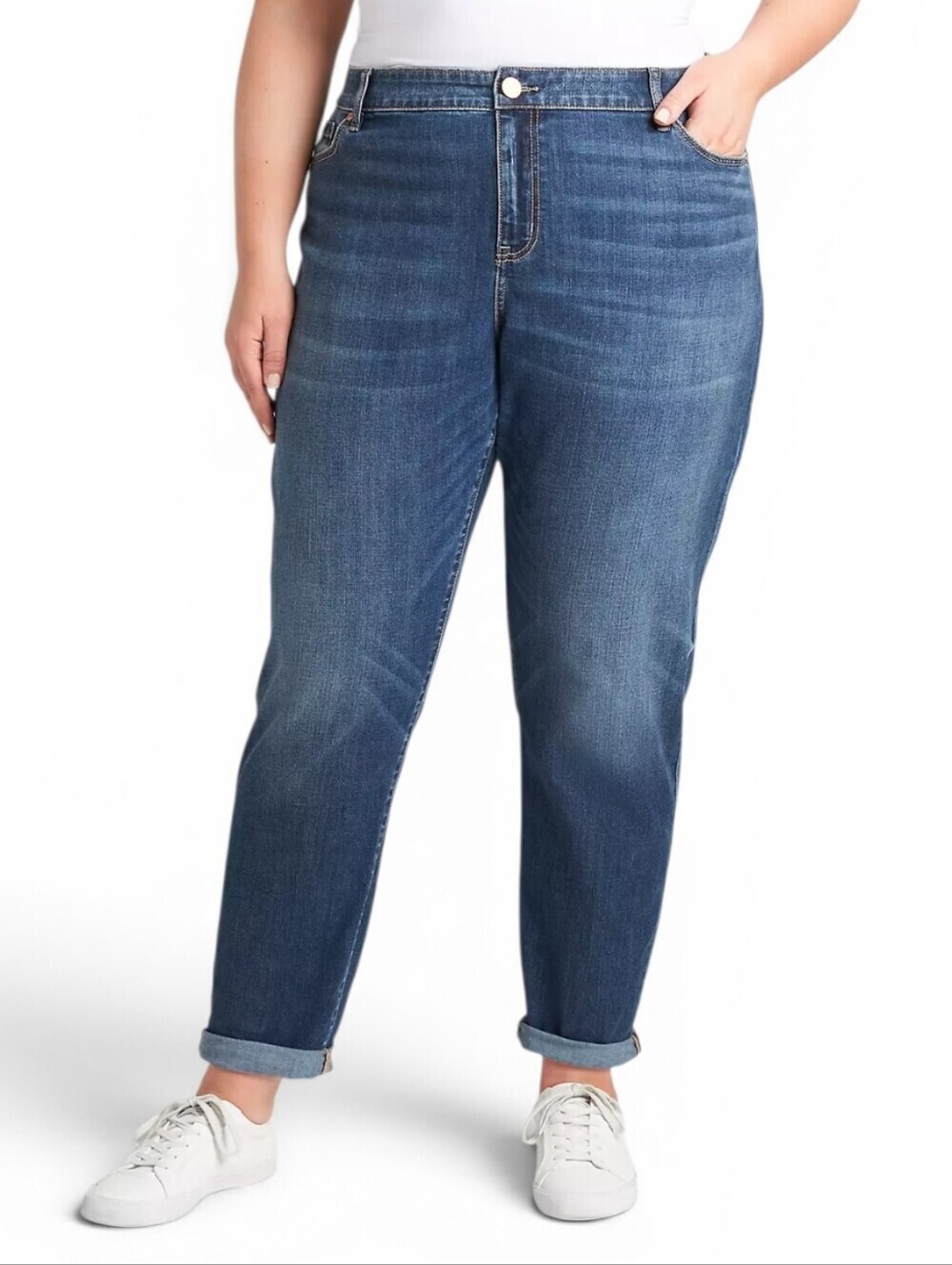 Lane Bryant Signature Mid Rise Boyfriend Fit With Magic Waistband Sz 24